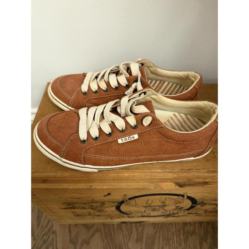 Taos Moc Star canvas sneakers in a terracotta Size 6 - Picture 4 of 8